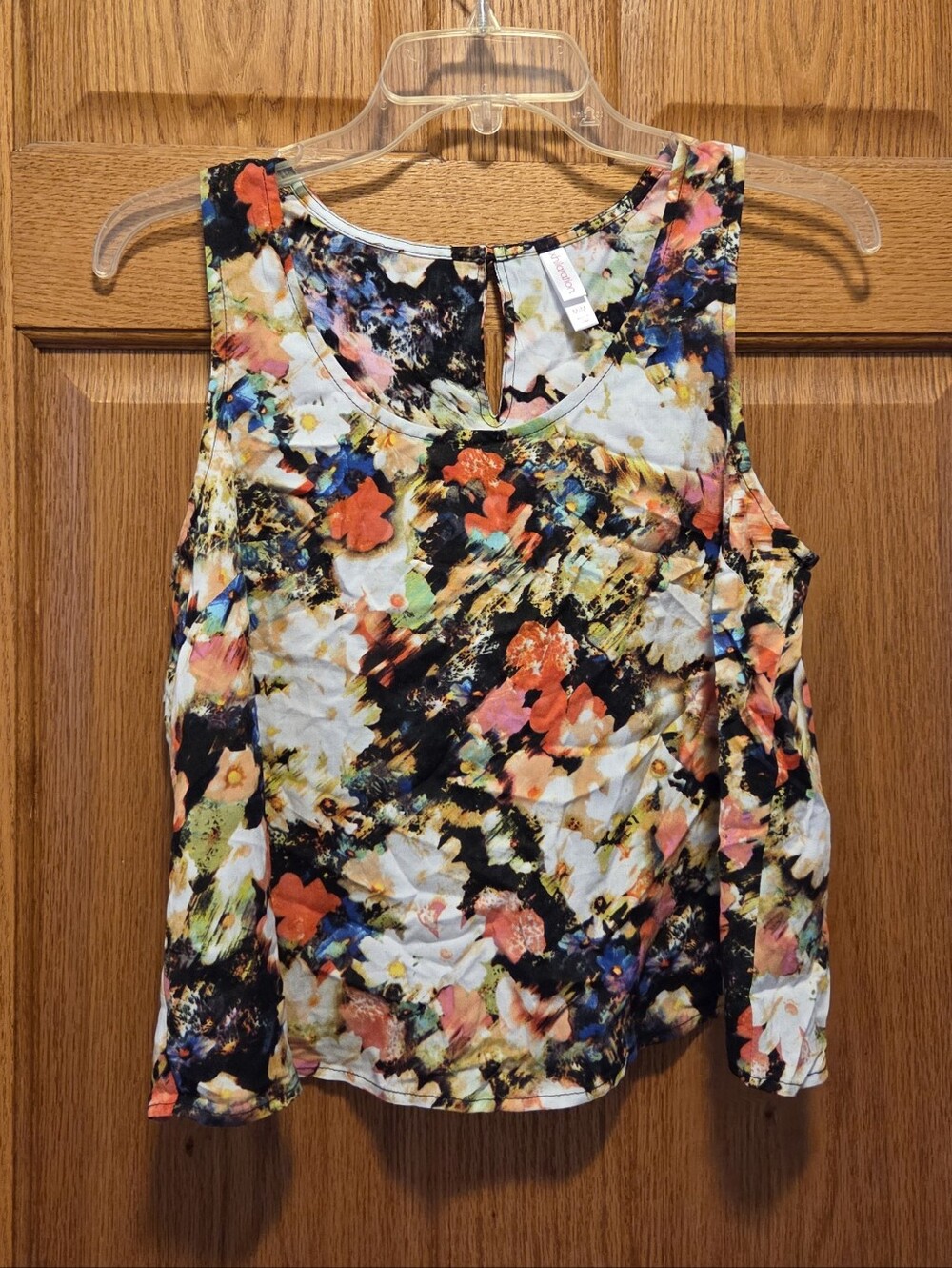 Floral Print Crop Top